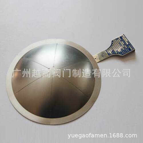 上海朗晏圆形平板开缝型爆破片PFTA防爆片卫生级泄爆板碳钢夹持器