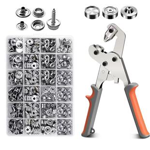 喷绘布手动气眼钳81件套 鸡眼扣工具套装索环圈钉篷布金属气眼钳