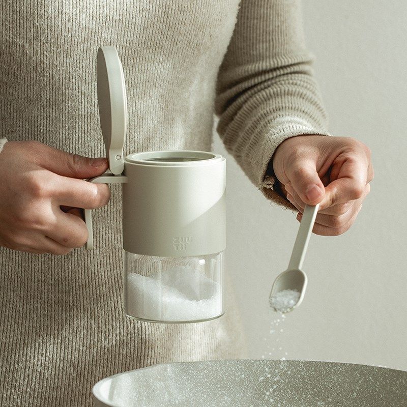 zuutii调料盒置物架组合套装墙上壁挂式厨房盐味精收纳家用调味罐