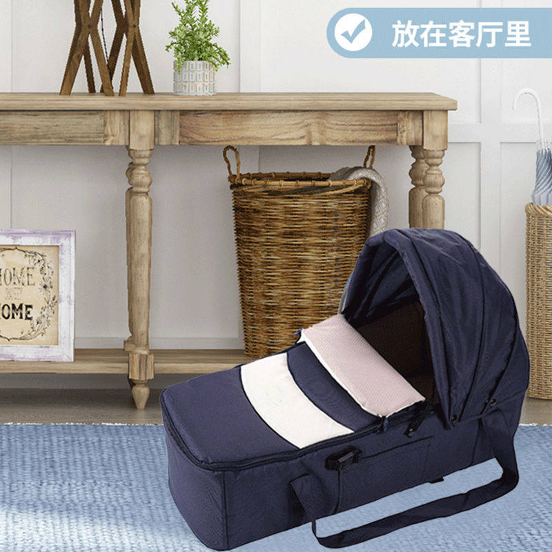 新款婴儿提篮车载睡篮床手提便携式外出可躺宝宝新生儿摇篮床