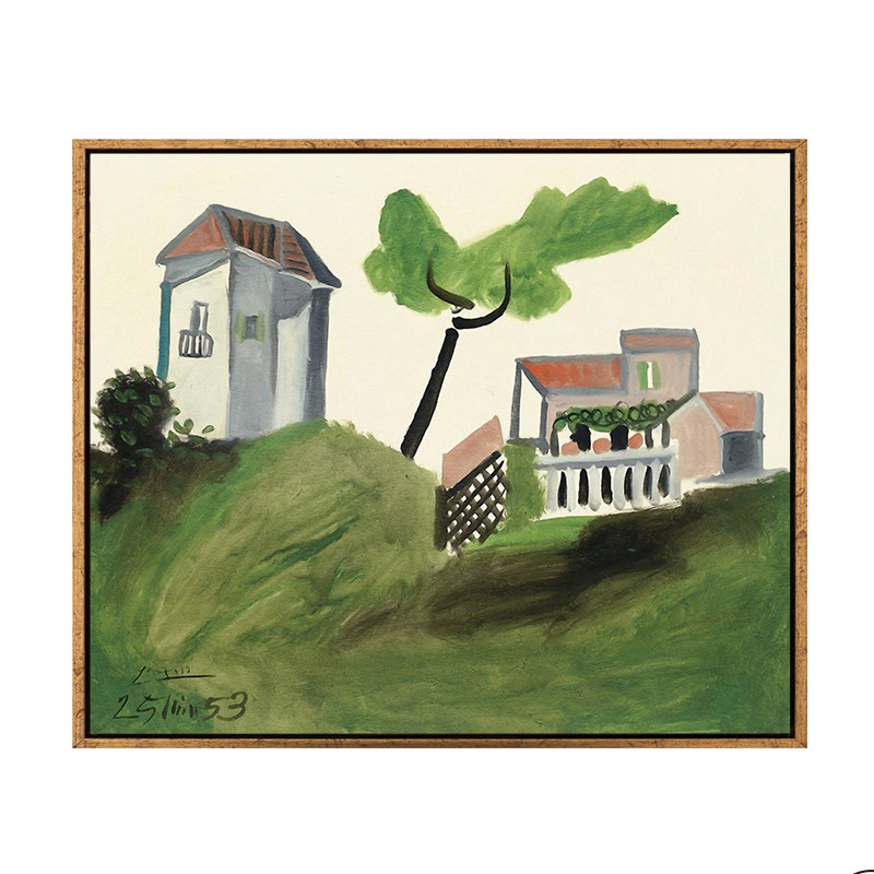 【毕姥爷小清新来啦】油景毕画风加索挂画客厅卧室玄关餐厅装饰画