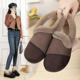 百搭加绒保暖豆豆鞋 妈妈鞋 加绒勃肯防寒保暖 新款 老北京冬季