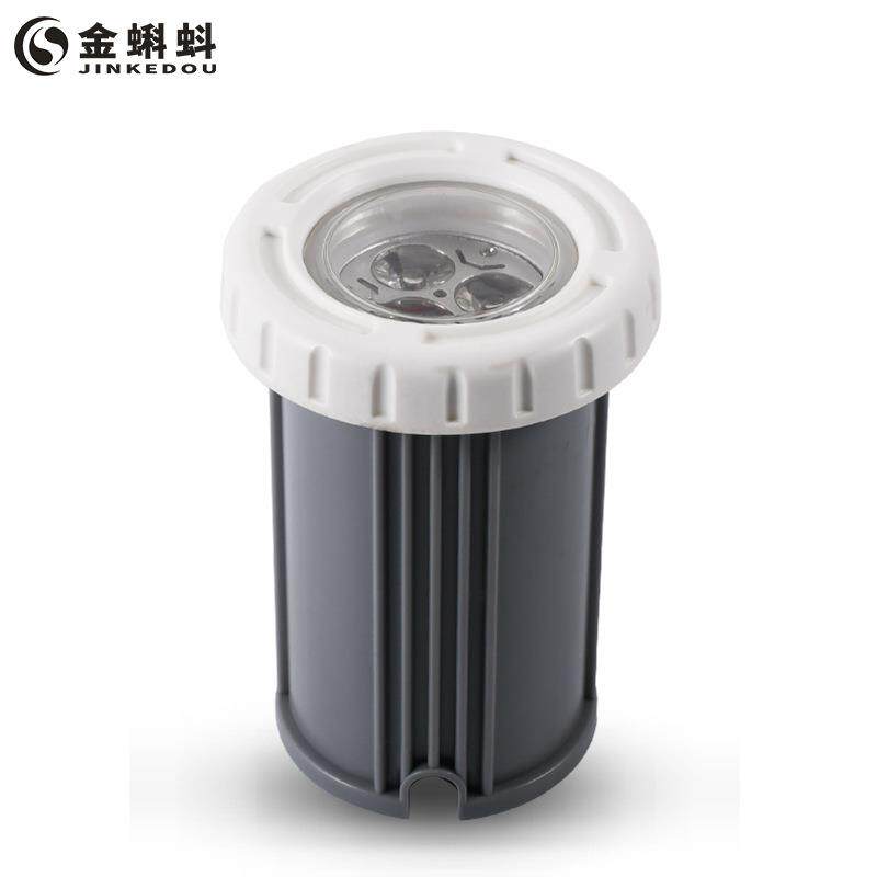 LED嵌入式胶膜水下灯12V胶膜泳池灯具RGB 3W塑料胶膜池水景灯IP68