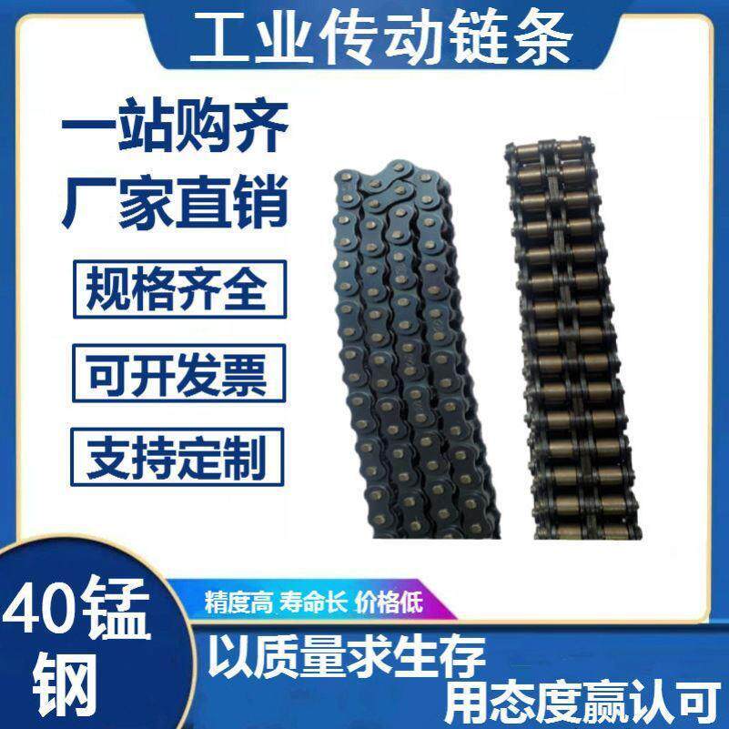 工业链条滚子传动链条链轮4分08B/5分10A/6分12A/1寸16A/单排双排