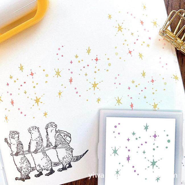 新品 日本KODOMO NO KAO 多彩自填式浸透印章-迷你款