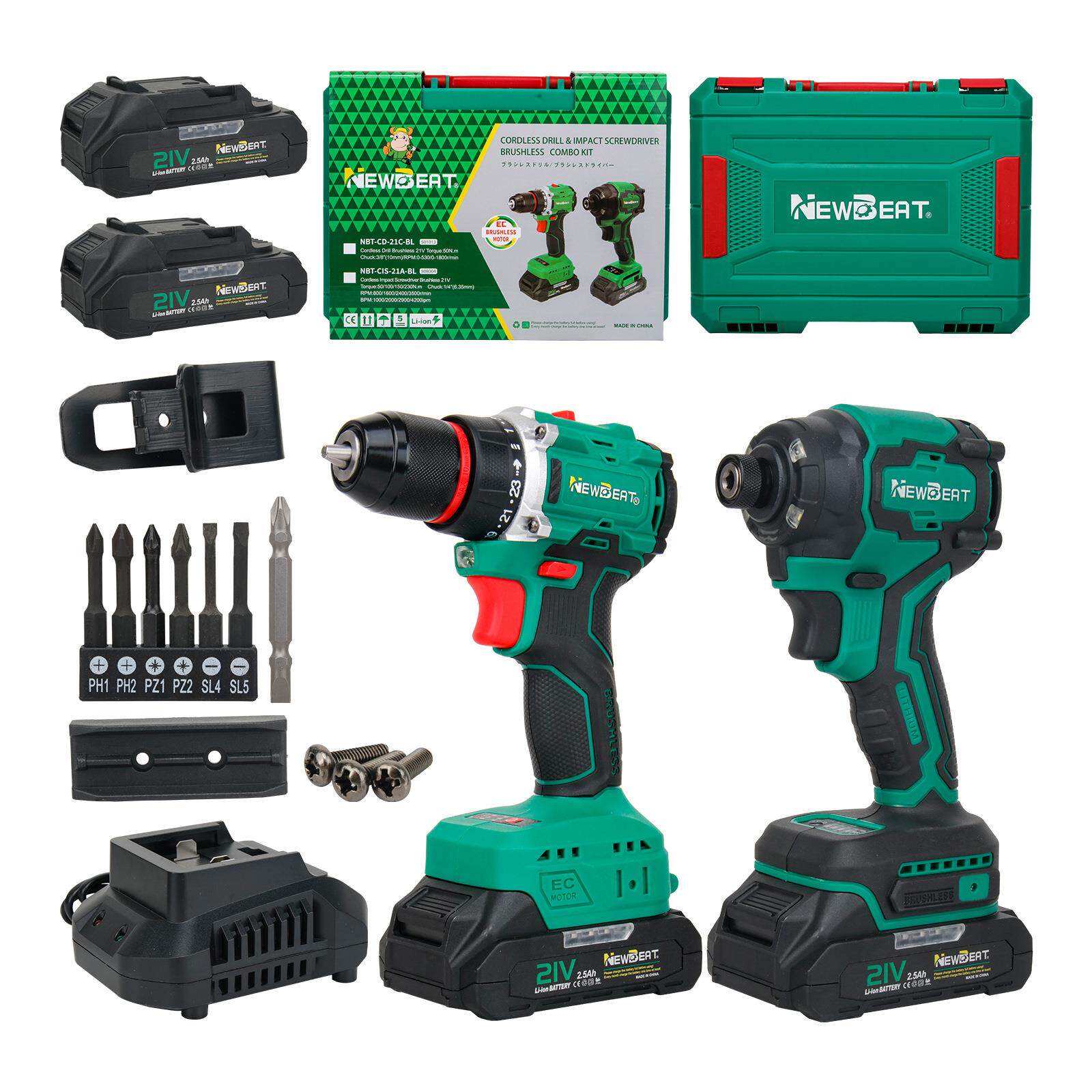 巴西热卖跨境手持锂电钻无刷起子机230N四功能CE认证