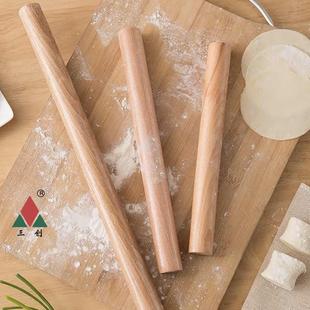 擀饺子皮擀面杖实木木质压面棍烘焙工具木质擀面棍