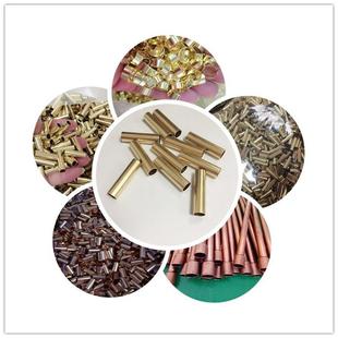 铜套切割打孔折弯 首饰铜管T2红铜管 H65黄铜管 空心铜管毛细铜管