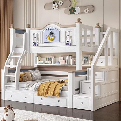 实木上下床双层床儿童床双人床二层家用型高低床子母床上下铺木床