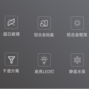 鱼缸客厅水型底态滤大族箱家用生过玻璃鱼缸落地免换水