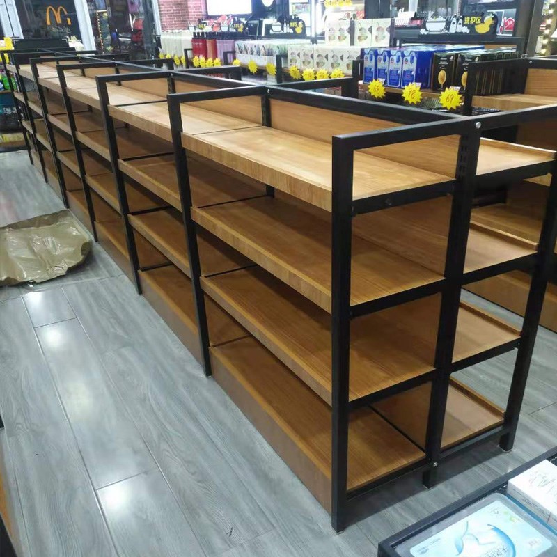 天市钢物货架零食文具烟酒便利店超津置木架母婴书架药店展示柜商