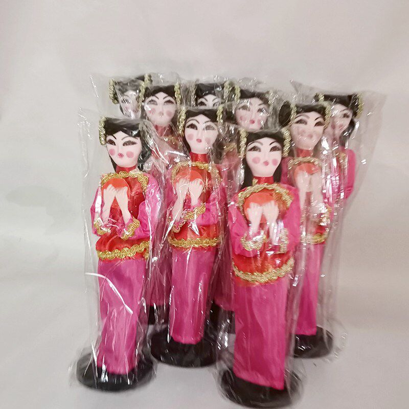 清手中元寒衣节工祖男女布公仔绢布人手祭民间特色明工艺品成品