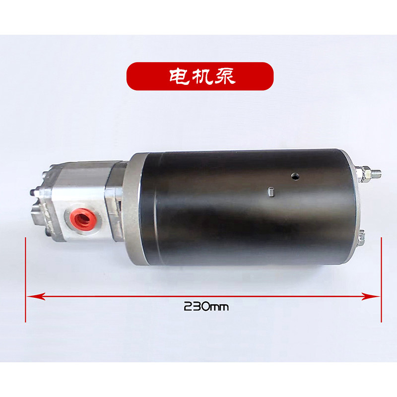 12V24V48v 电机油泵0.8KW 托盘车 汽车转向泵 应急泵 高空车泵站