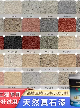 2kg专用补墙多种颜色真石漆外墙仿大理5D防石漆水包砂多彩仿石漆