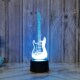 吉他七彩小夜灯触控变色装 饰台灯卧室床头氛围灯电竞房电脑桌灯
