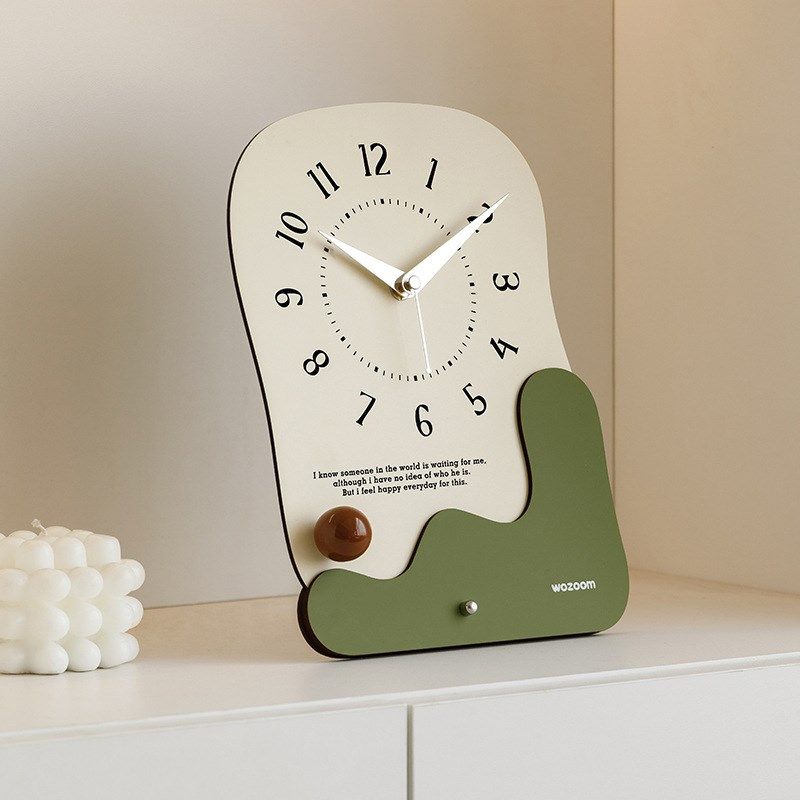 钟表座钟装饰摆件石英挂钟客厅台式时钟挂墙2024新款现代简约创意