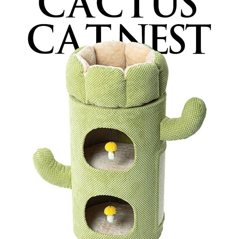 蜜罐猫爬架猫窝猫树一体多层猫桶冬季温暖双层剑麻桶仙人掌220326,宠物/宠物食品及用品,猫爬架,淘宝优惠券,粉丝福利购,淘宝优惠卷