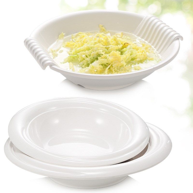 密胺白色汤碗酒店饭店水煮鱼大碗酸菜鱼盆商用龙虾盆塑料仿瓷餐具