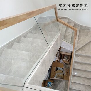 玻璃扶手栏杆现代简约护栏家装楼梯定制重庆包安装