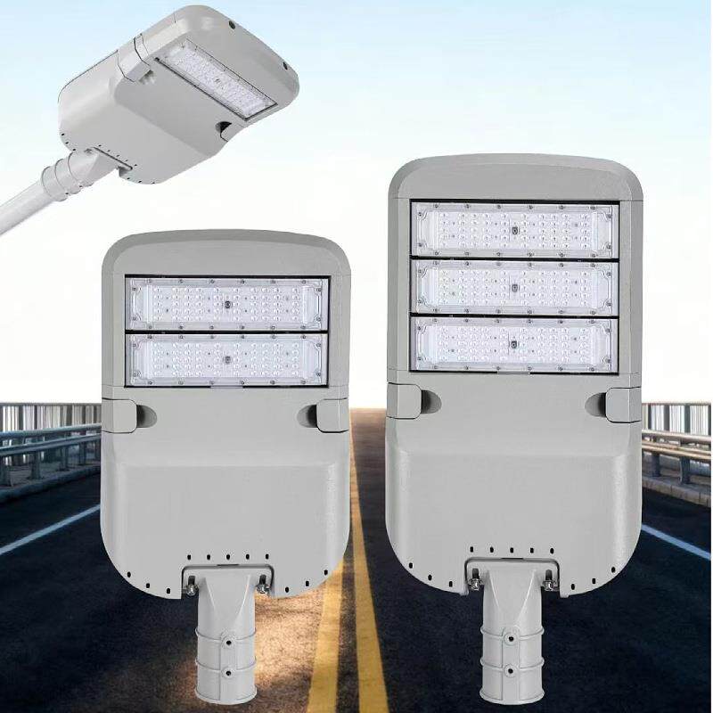 户外LED模组路灯头200W300W可调角度卡扣开盖道路照明高亮路灯头