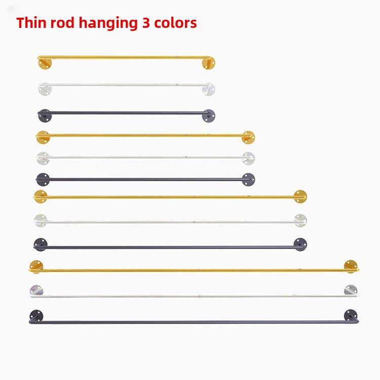 个性化的壁挂式服装商店展示架黄金男女服装挂衣架壁挂式胸罩实心