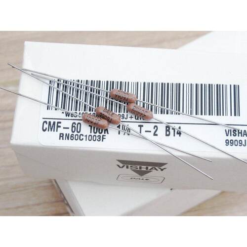 VISHAY-DALE 1R 100R 124R 1K 6.8K 47K5 100K 150K电阻1/2W 0.5W