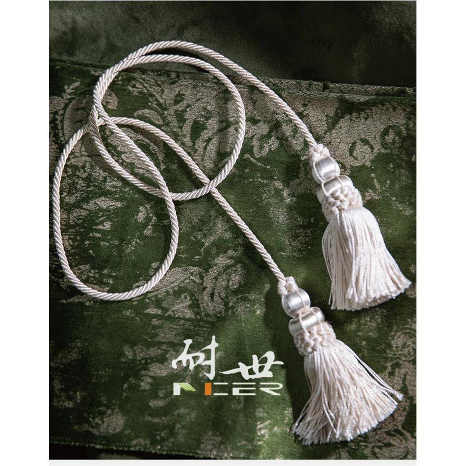 耐世出口欧洲简约现代窗帘绑绳免钉扎带流苏吊穗挂球百搭绑带吊坠