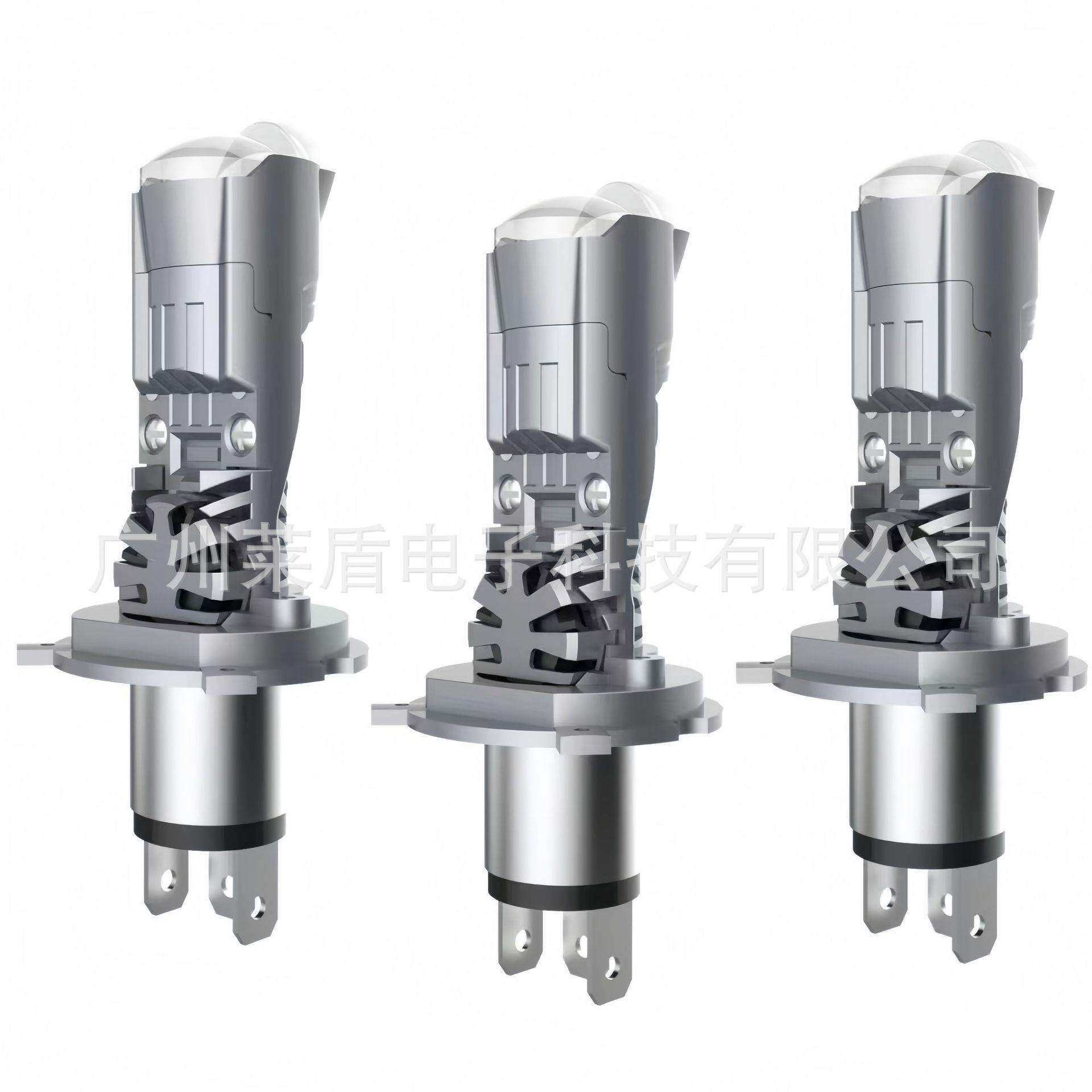 跨境热销M01N汽车led大灯直插H4双远光远近一体改装汽车透镜大灯