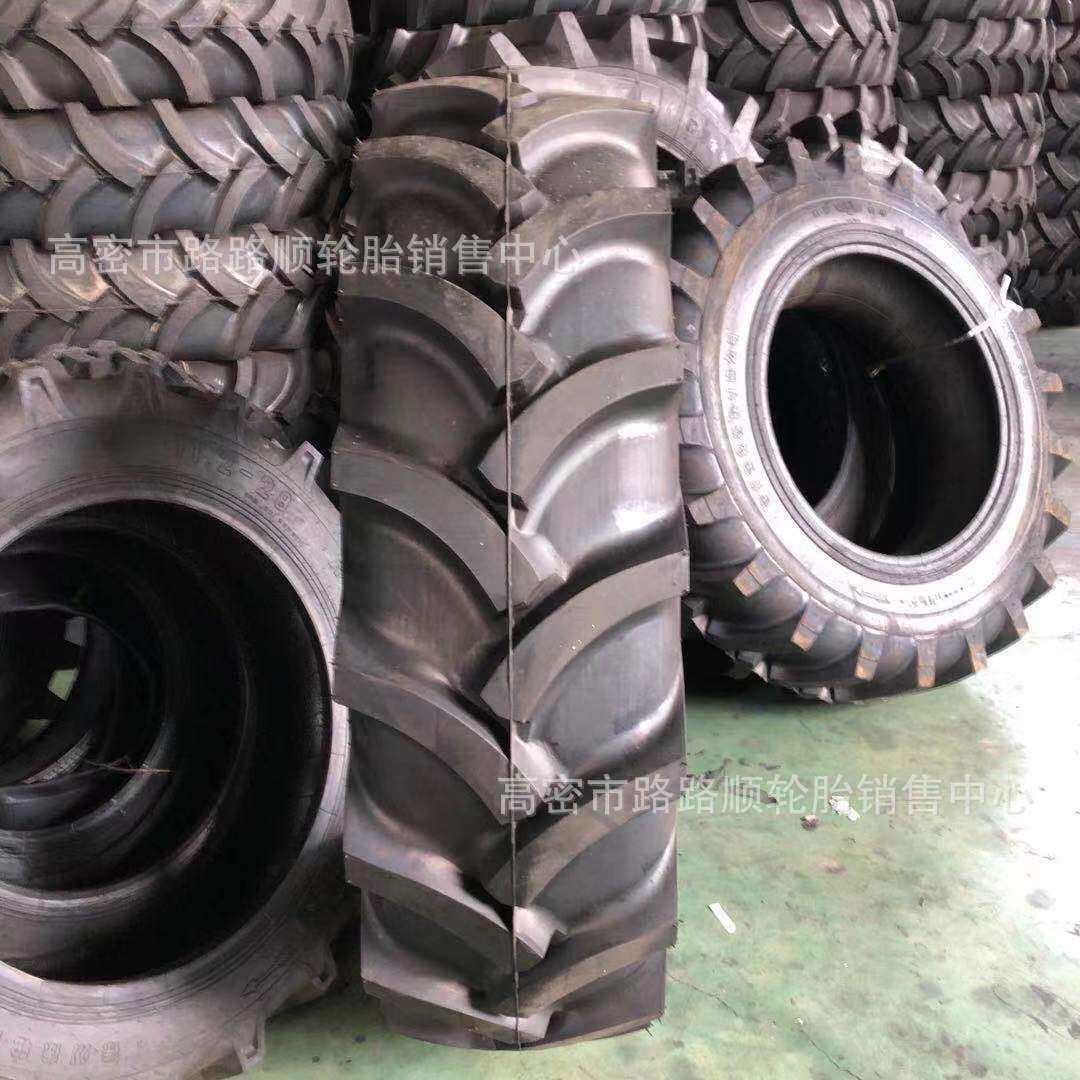 东方红拖拉机农用轮胎前轮13.6-24后轮16.9-24人字含内胎轮胎