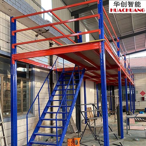 阁楼平台厂家设计搭建可拆卸仓库二层重型货架承重力强稳定性好