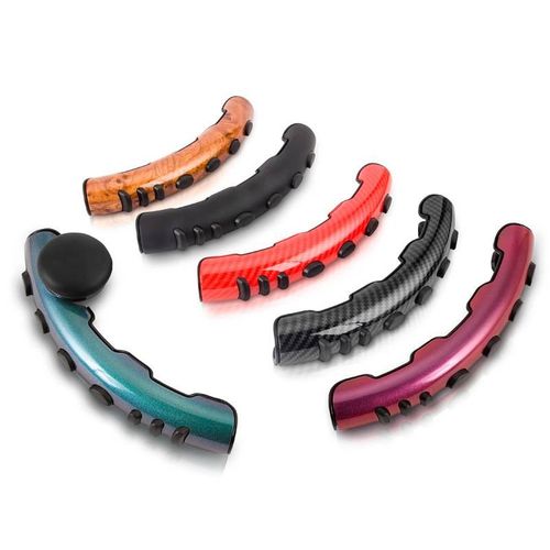 热销汽车方向盘四季通用碳纤防滑卡套带助力辅助转向球把套