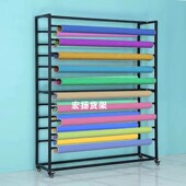改色膜陈列架落地可移动带轮子展示架汽车隔热膜车罩货架纺织面料