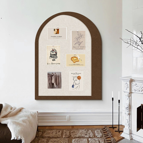 照片墙背景板毛毡板墙贴留言板挂墙展示板背景墙公告栏墙面装饰愿