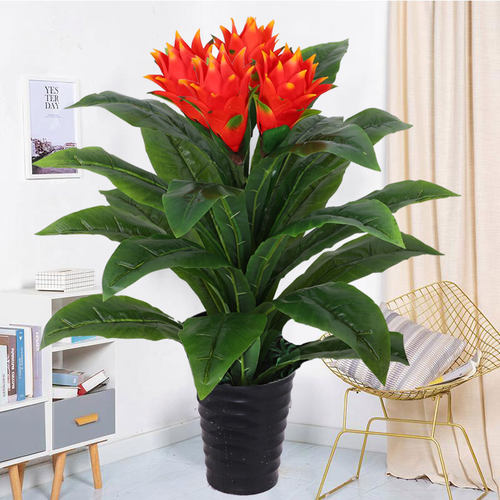 鸿运当头仿真假花室内客厅落地装饰塑料绢花仿真植物盆景摆件盆栽