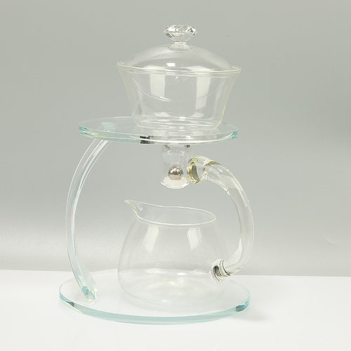 懒人玻璃半自动茶具功夫套装家用磁吸出水过滤茶壶茶杯配件泡茶器