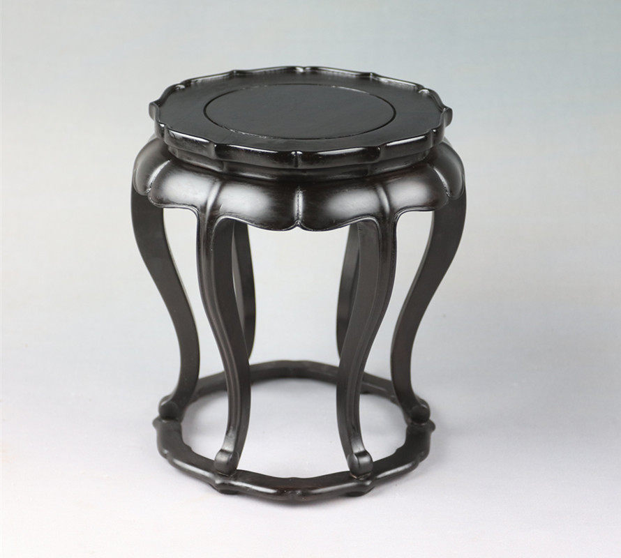 实木紫光檀圆形椭圆形梅花几底座  盆景茶壶花瓶玉石摆件底座,家居饰品,木雕,淘宝优惠券,粉丝福利购,淘宝优惠卷