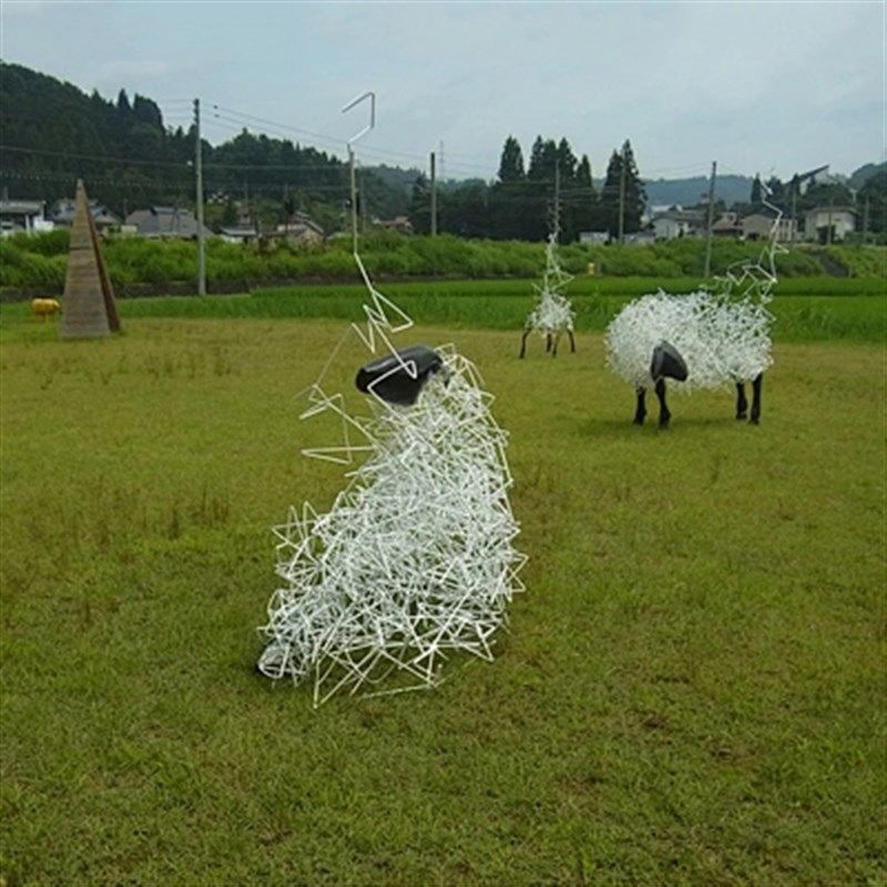 不锈钢镂空绵羊雕塑创意产业园项目部装饰抽象动物售楼部草坪摆件,家居饰品,装饰摆件,淘宝优惠券,粉丝福利购,淘宝优惠卷