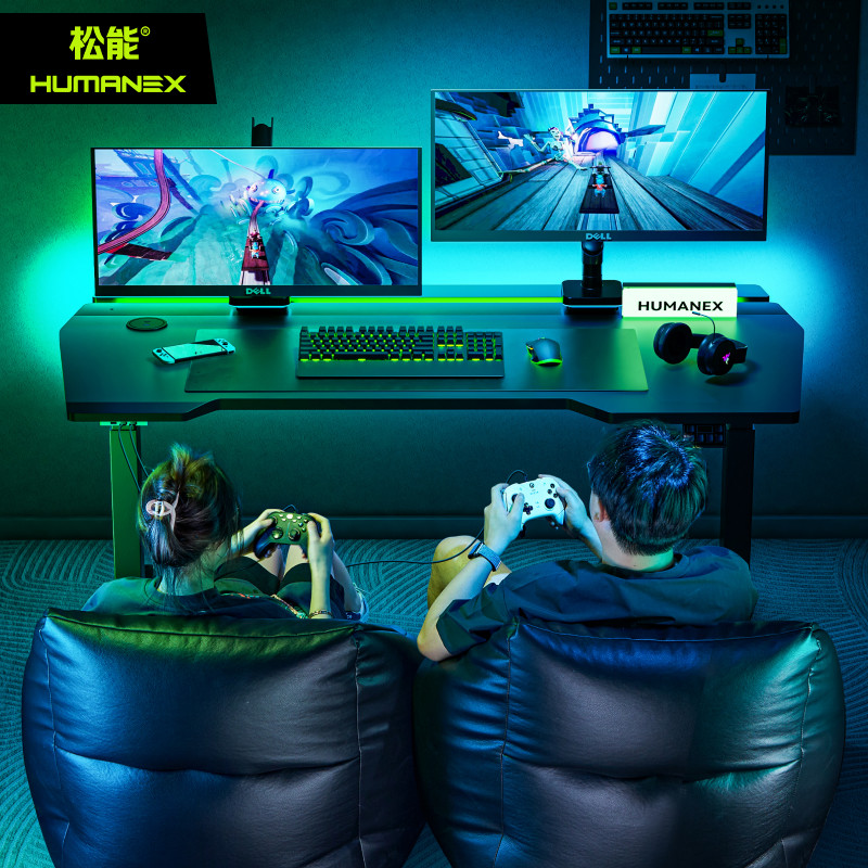 松能X多功能电动升降桌X3电脑桌台式可升降游戏桌子双电机电竞桌,住宅家具,电动升降桌,淘宝优惠券,粉丝福利购,淘宝优惠卷