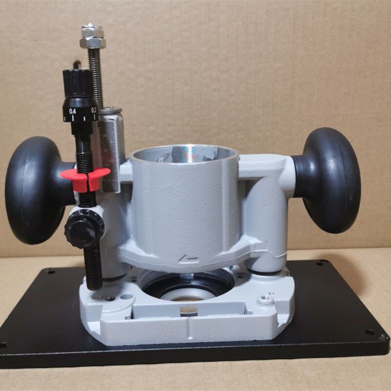 修边机压入式底座倒装升降可倒装可手持适用64-65毫米机身直径