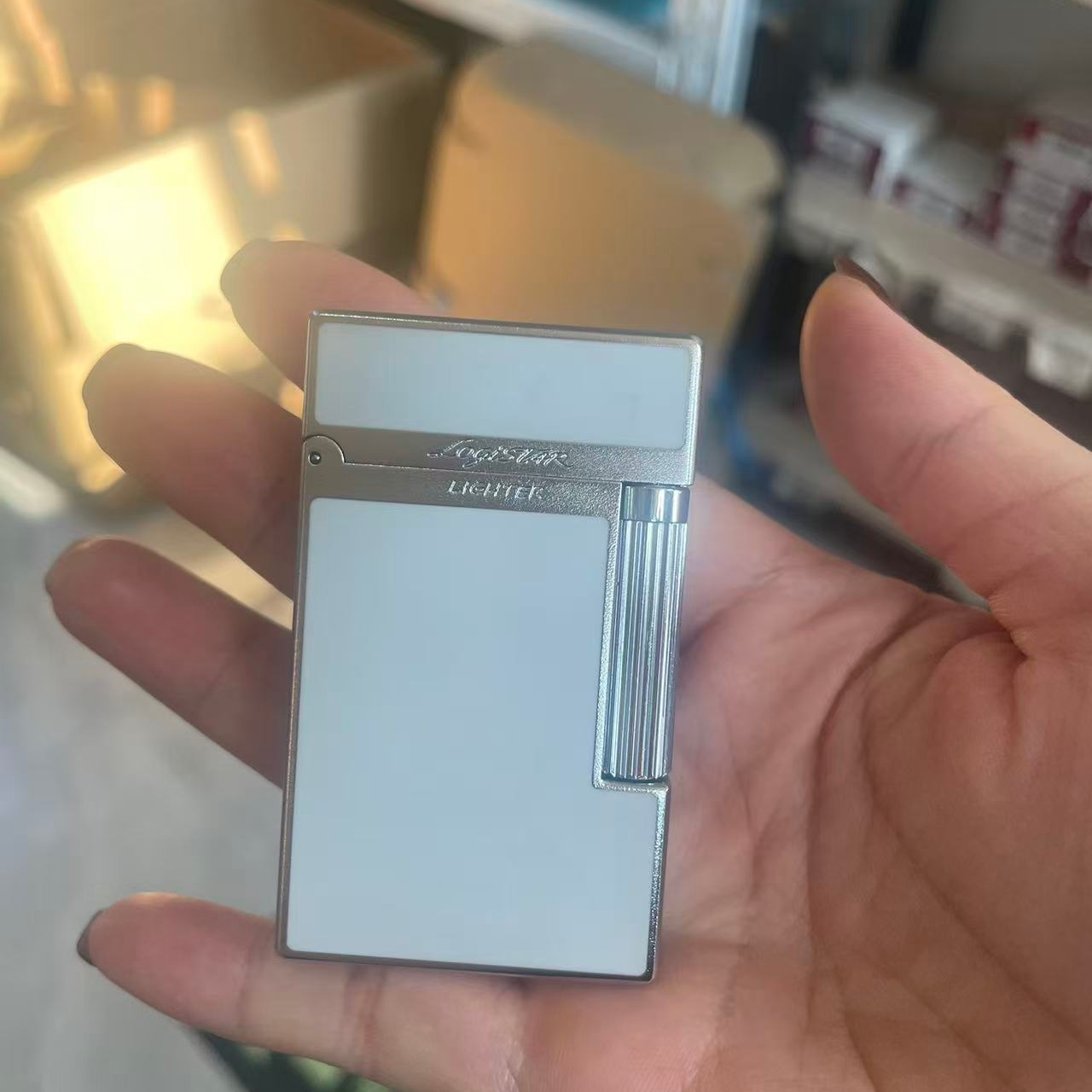 朗声打火机磨砂教父新款打火机朗声打火机