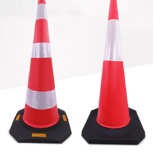 EVA路锥90高路锥橡塑款底座pvc橡胶路锥可印字路锥套发泡路锥