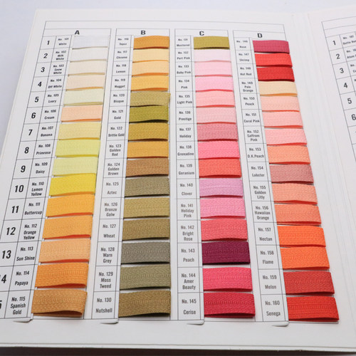 国际标准拉链色卡通用拉链对色色标尼龙拉链色样标准240色