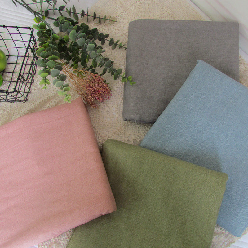 加厚纯色老粗布床单夏季裸睡素色被单1.8m双人床大帆布全棉睡单