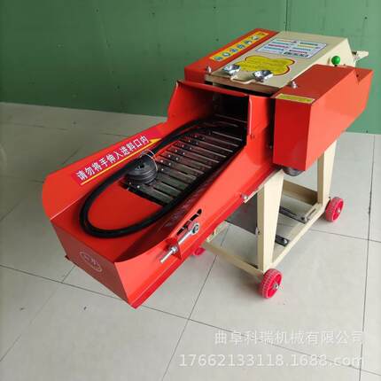 家用小型铡草机 喂牛干湿两用秸秆撒草机 畜牧养殖饲草切草机科瑞