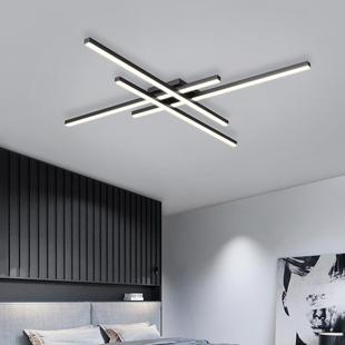 方形卧室灯客厅灯led吸顶灯北欧极简创意led吸顶灯条形灯具