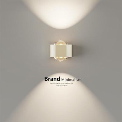 奶油风卧室床头壁灯现代简约氛围感客厅背景墙小山丘卧室壁灯