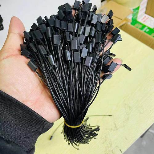 现货吊牌绳吊粒 服装吊牌通用高档吊绳 韩国细蜡绳 可重复使用