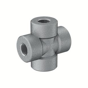 NPT 118P129 Female耐高压300不锈钢内丝四通