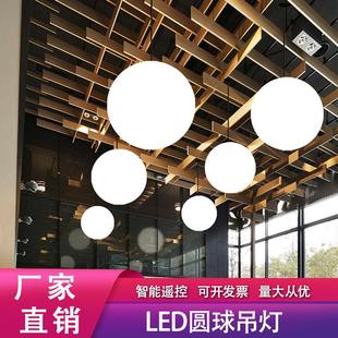 北欧黄铜卧室床头小吊灯现代简 店餐厅吧台玻璃圆球形吊杆 约服装