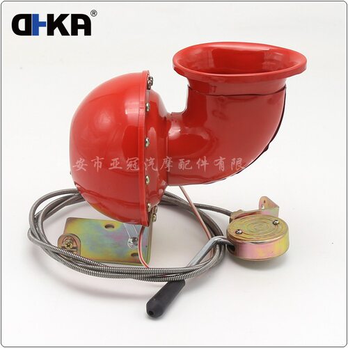 DHKA亚冠- -AS059A现货 牛叫喇叭带开关12V电喇叭改装喇叭